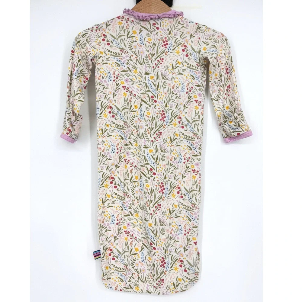Magnetic Me Baby Floral Ruffle Gown Modal Newborn - 3 Months
